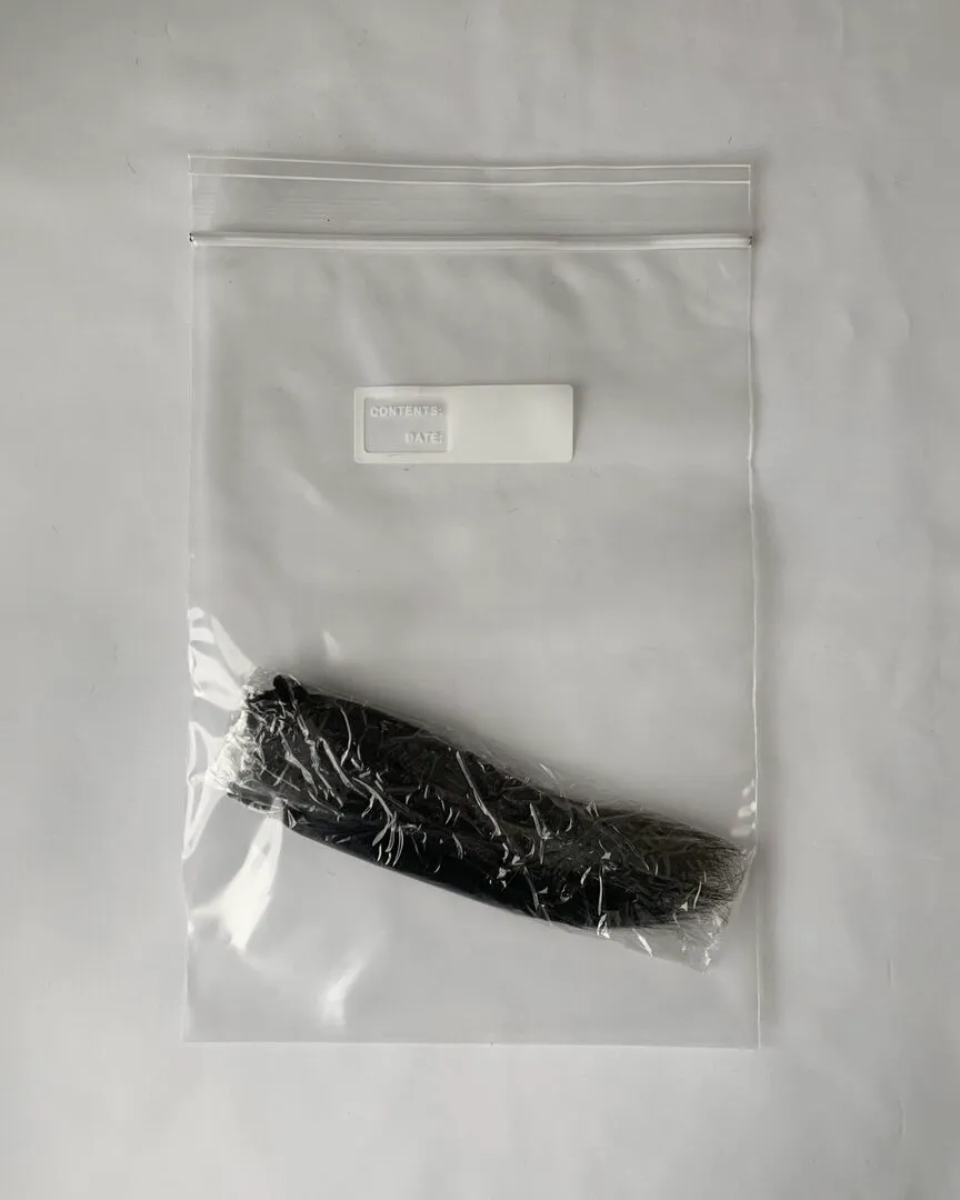 ジップロック等の袋に入れる｜髪の毛の梱包方法｜髪の毛の買取